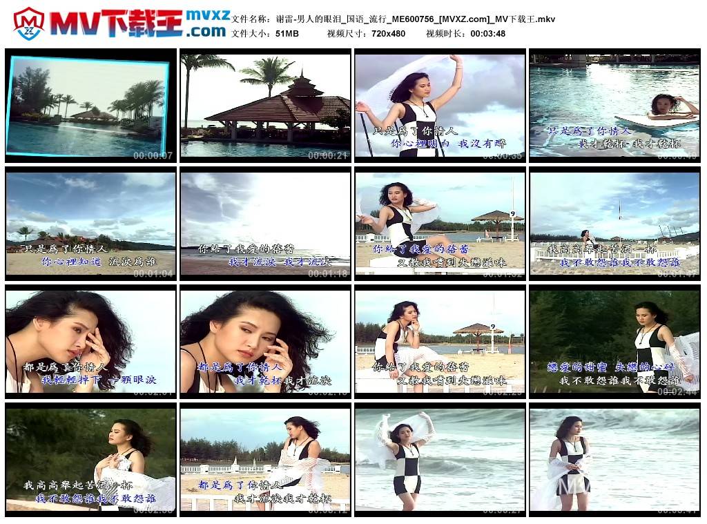 谢雷-男人的眼泪_国语_流行_ME600756